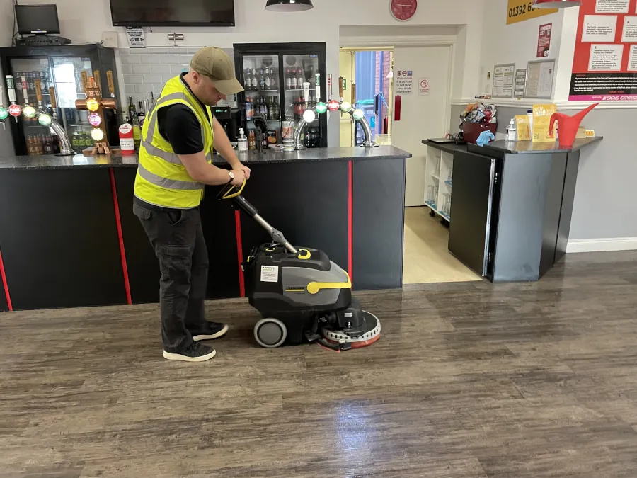 safety floor cleaning